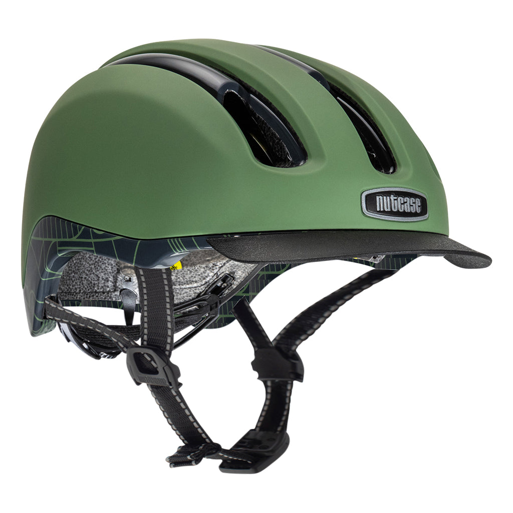 Nutcase Vio Adventure Bahous Green MIPS Helmet